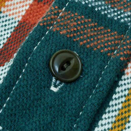 Heavy Flannel Shirt - Green