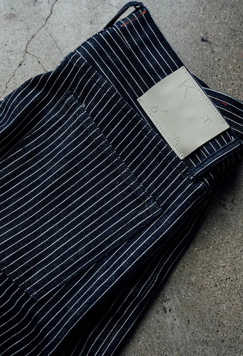 The Hammer Straight - Indigo Stripe Rinse 14oz Selvedge