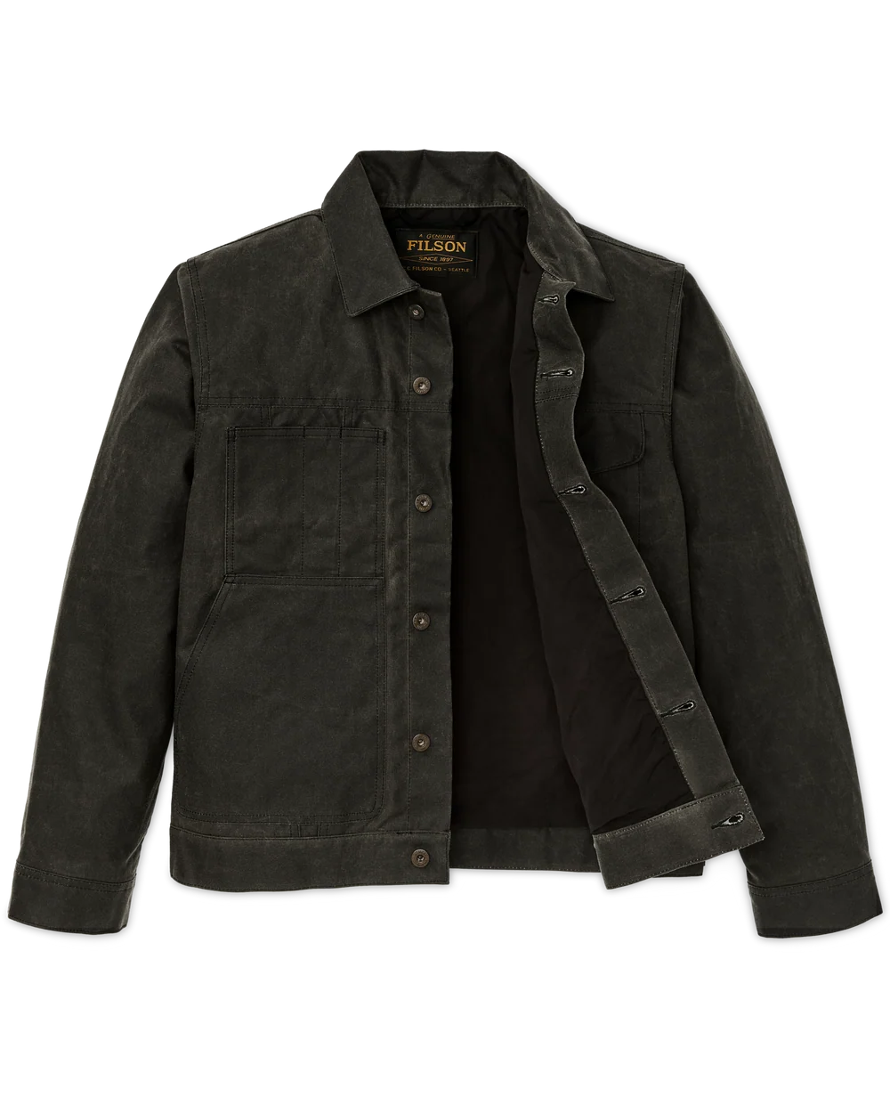 Tin Cloth Short Lined Cruiser Jacket - Beluga