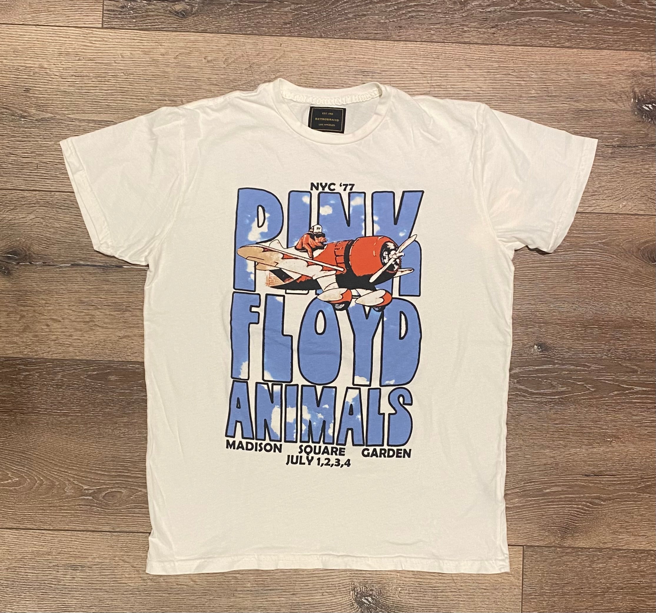Pink Floyd Animals NYC '77 Cotton T-Shirt