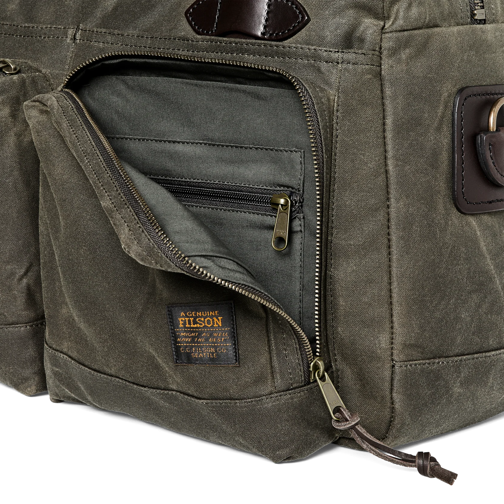 48 Hour Tin Cloth Duffle Bag - Otter Green