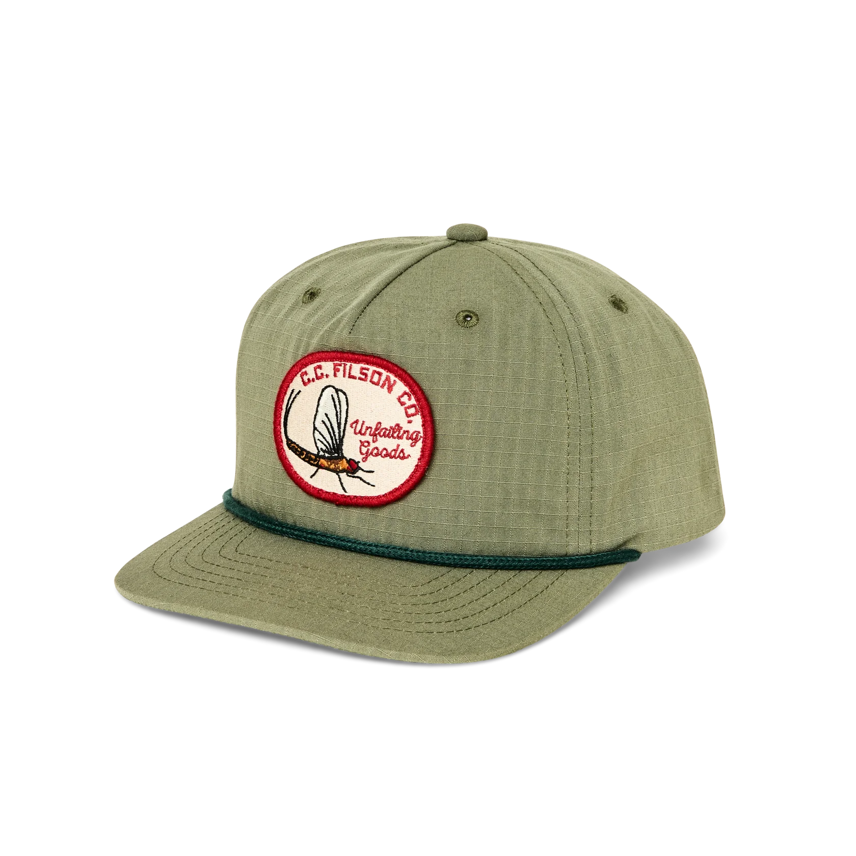 FILSON TRUCKER CAP - GREEN/MAYFLY