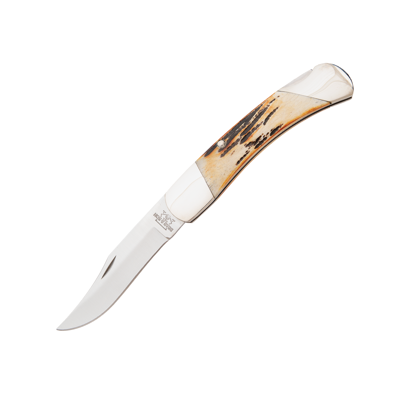5″ Professional Lockback - Genuine India Stag Bone