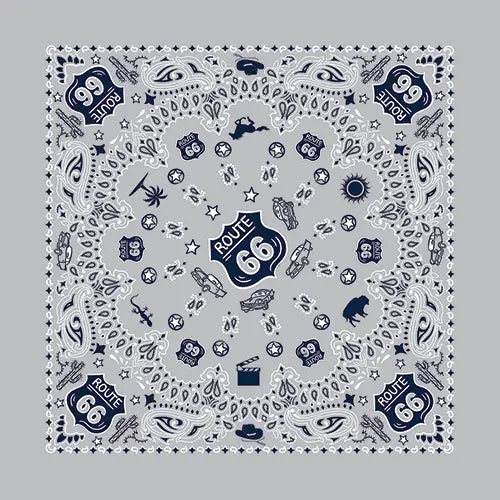 Bandanna - 22" Made in USA - Route 66