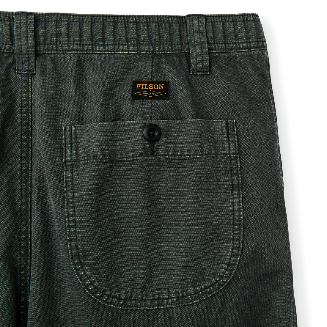 OAKVILLE CANVAS SHORTS - GRAVEL
