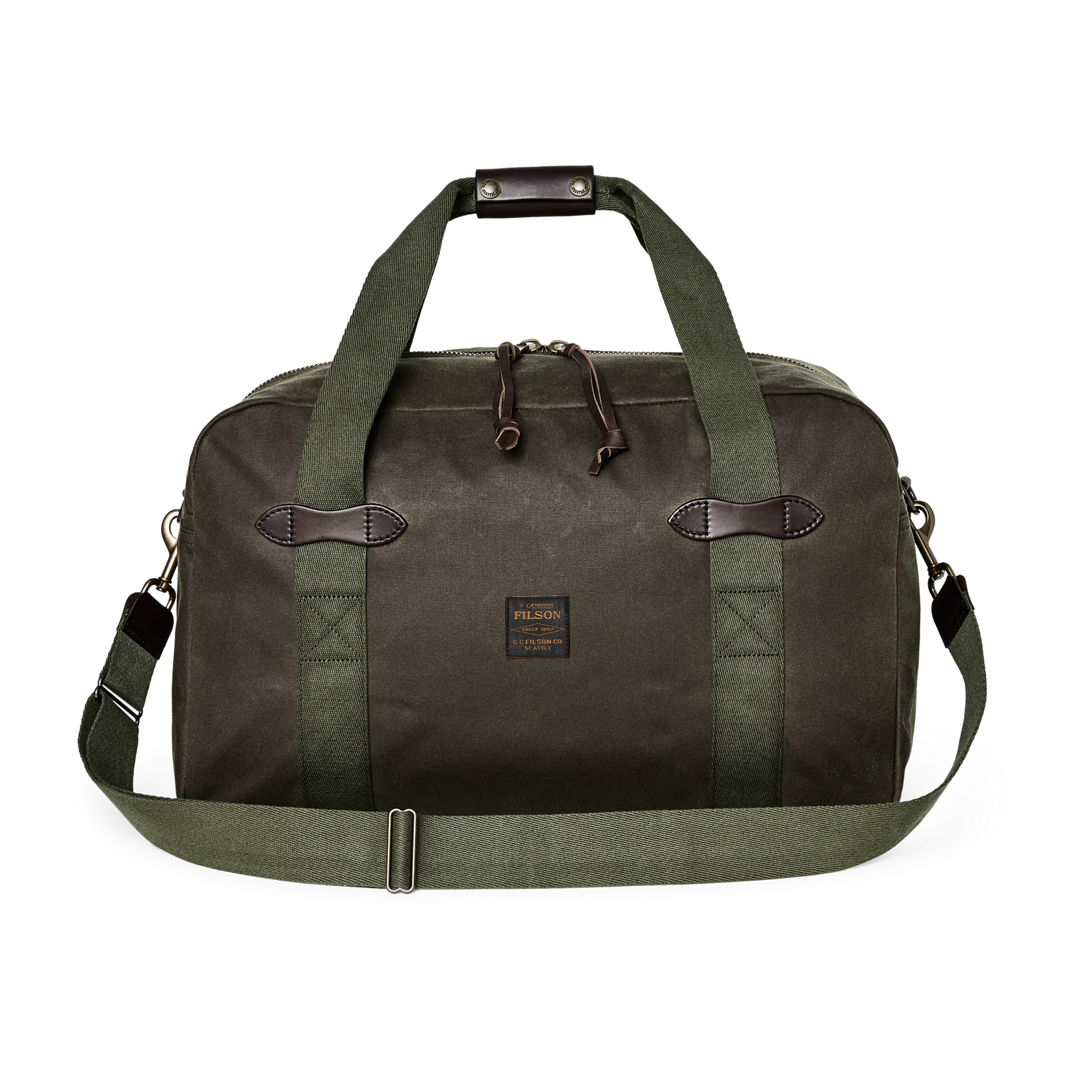 MEDIUM TIN CLOTH DUFFLE BAG - OTTER GREEN