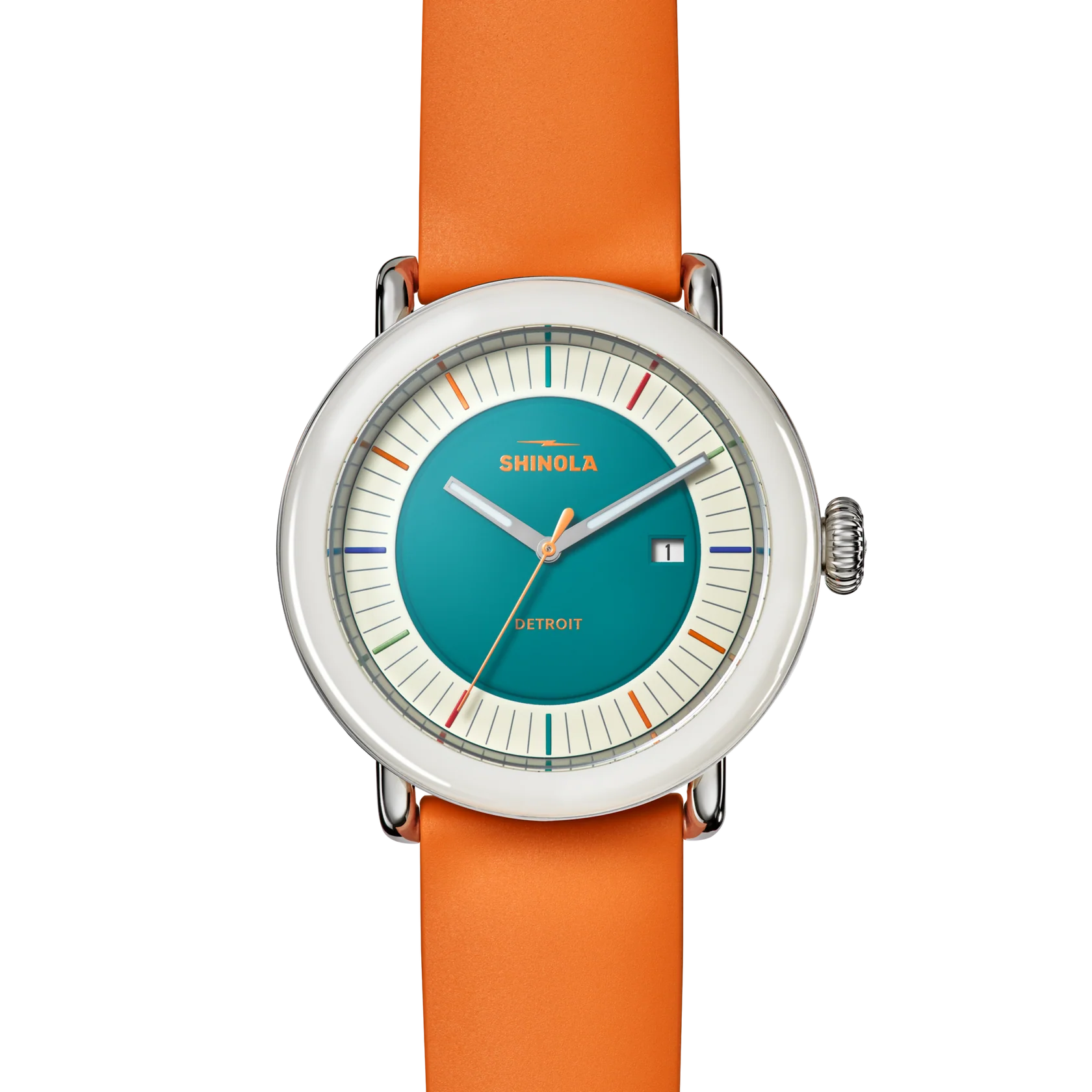 Shinola Detrola Watch-Limited Aqua Green