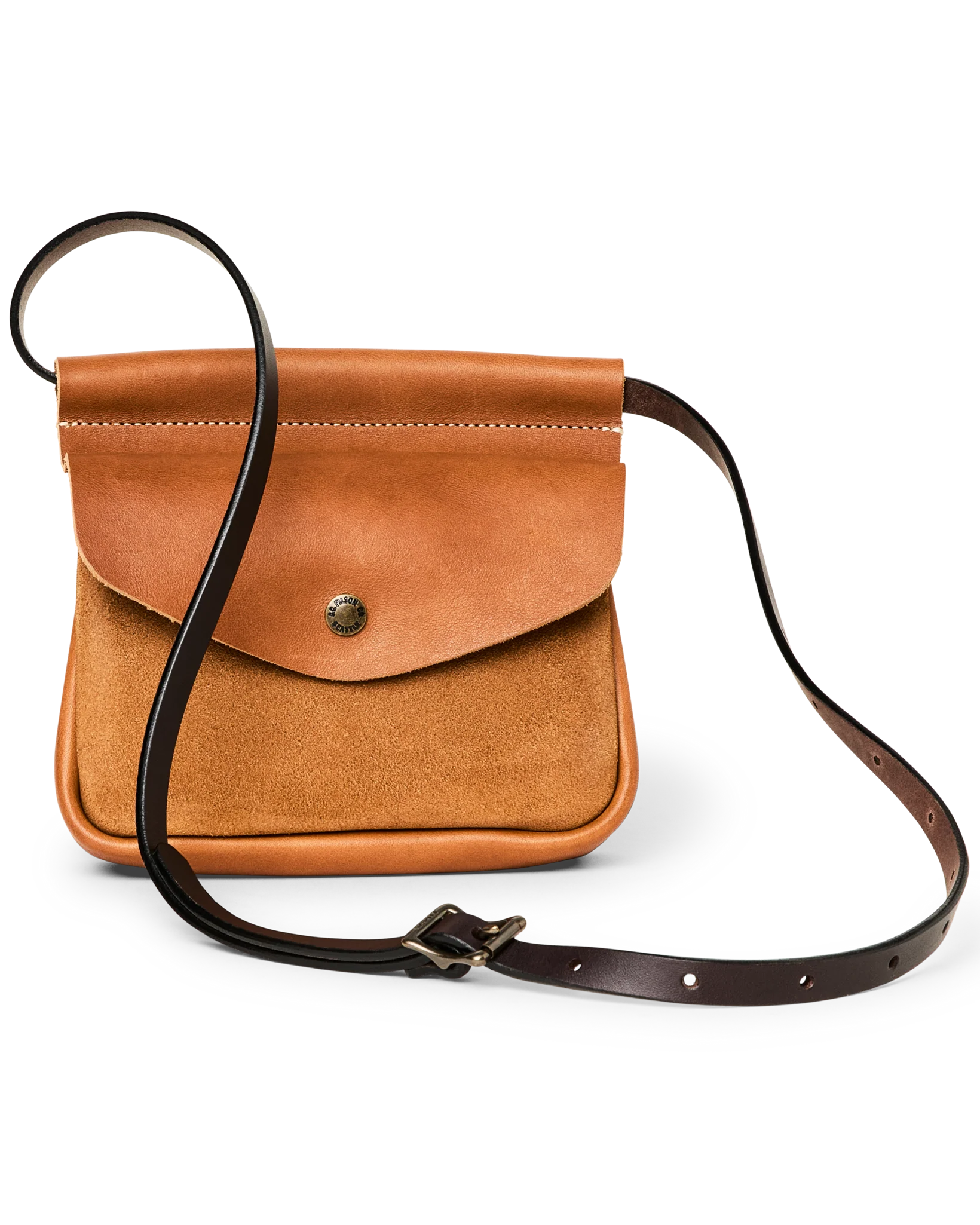 Suede Leather Convertible Field Bag