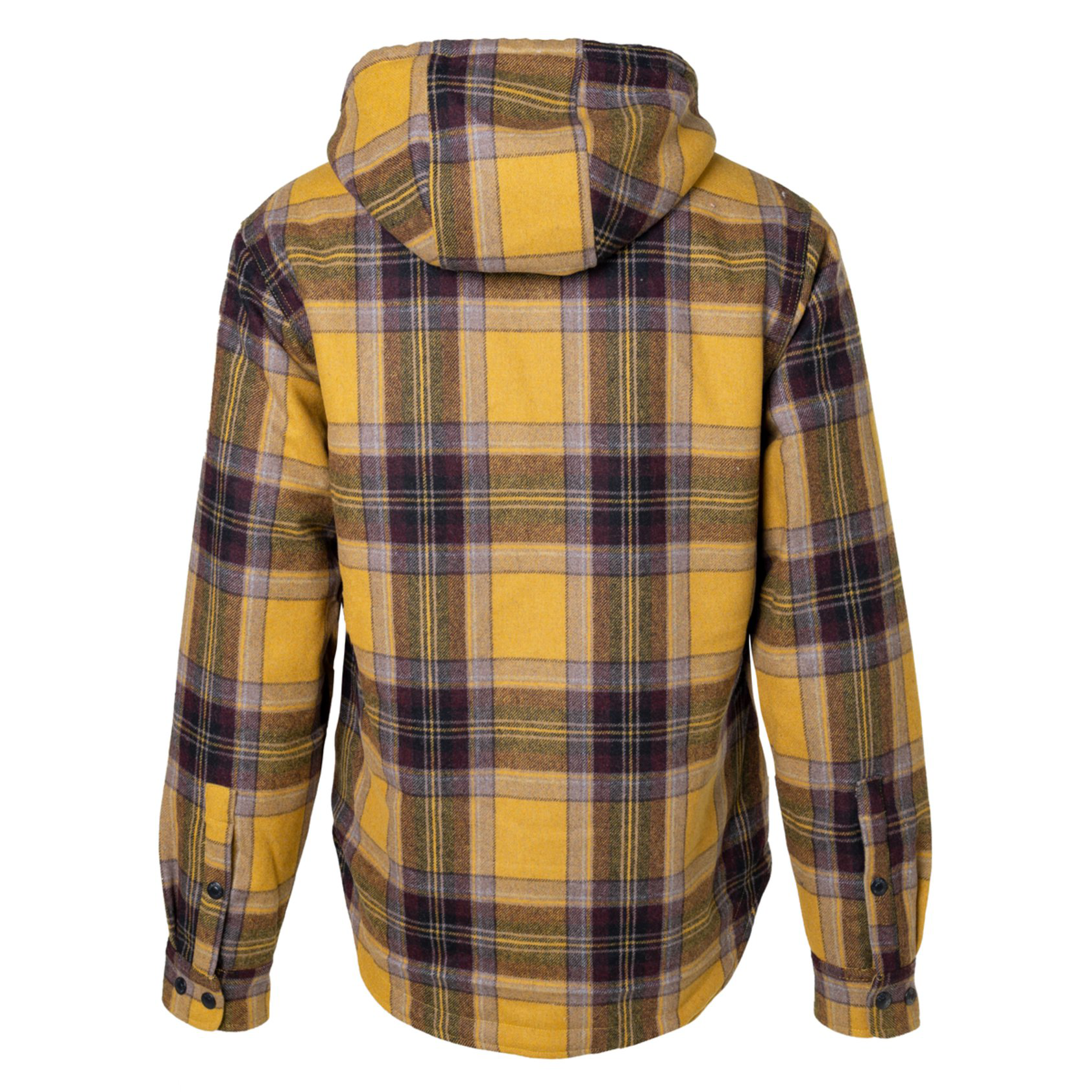 Wool Blend Sherpa Lined Hooded Shirt-Jacket