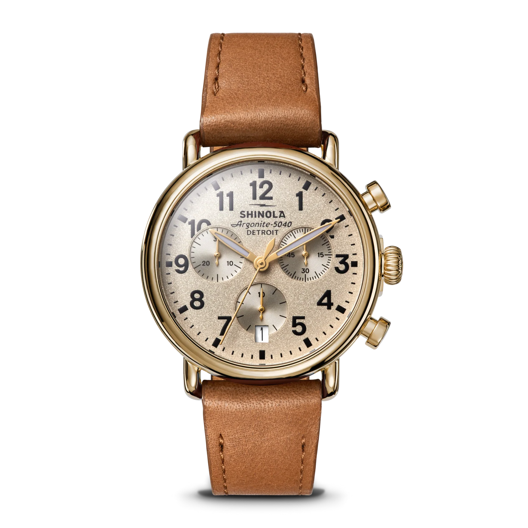 Shinola Runwell Chronograph Watch-Cream 37mm