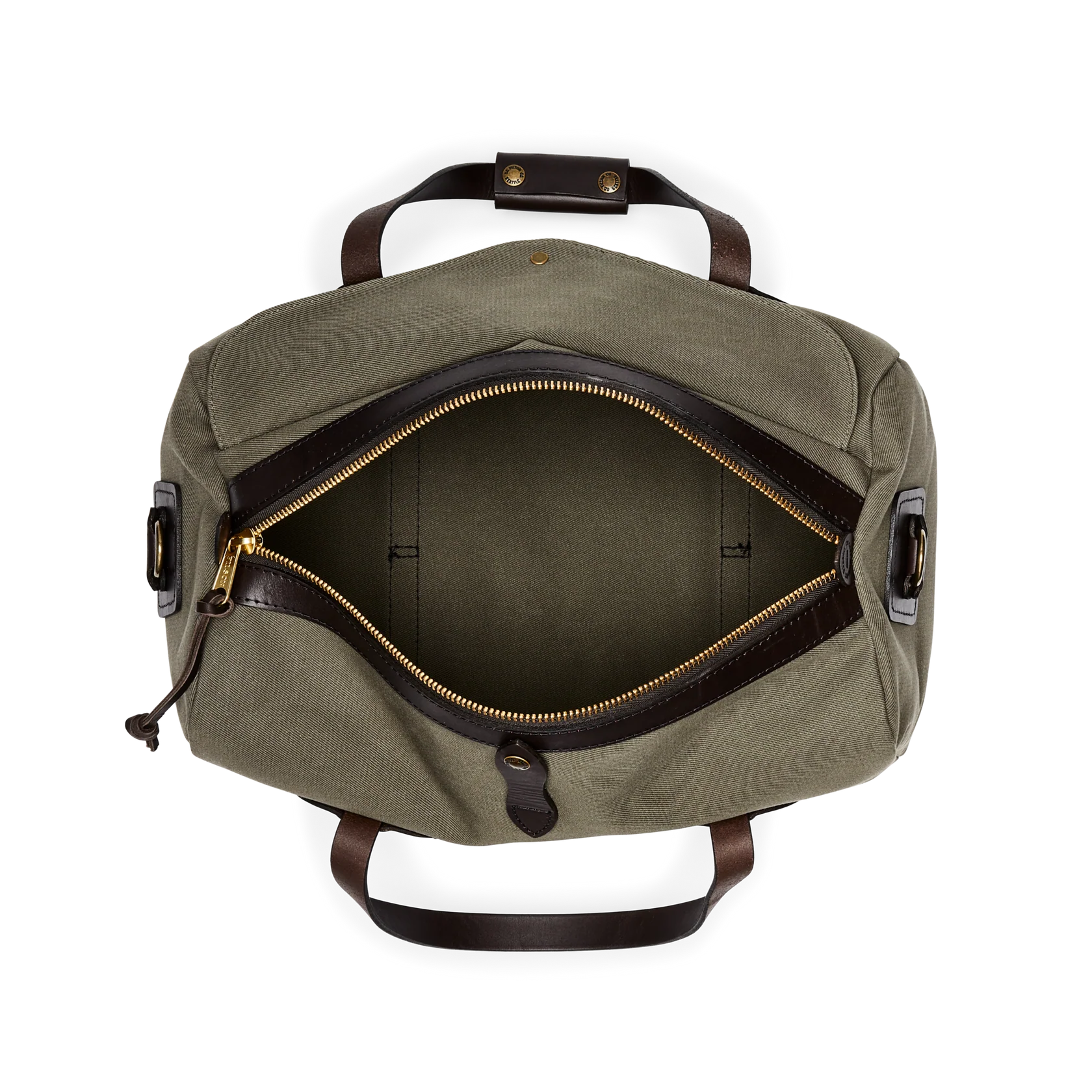 SMALL RUGGED TWILL DUFFLE - OTTER GREEN