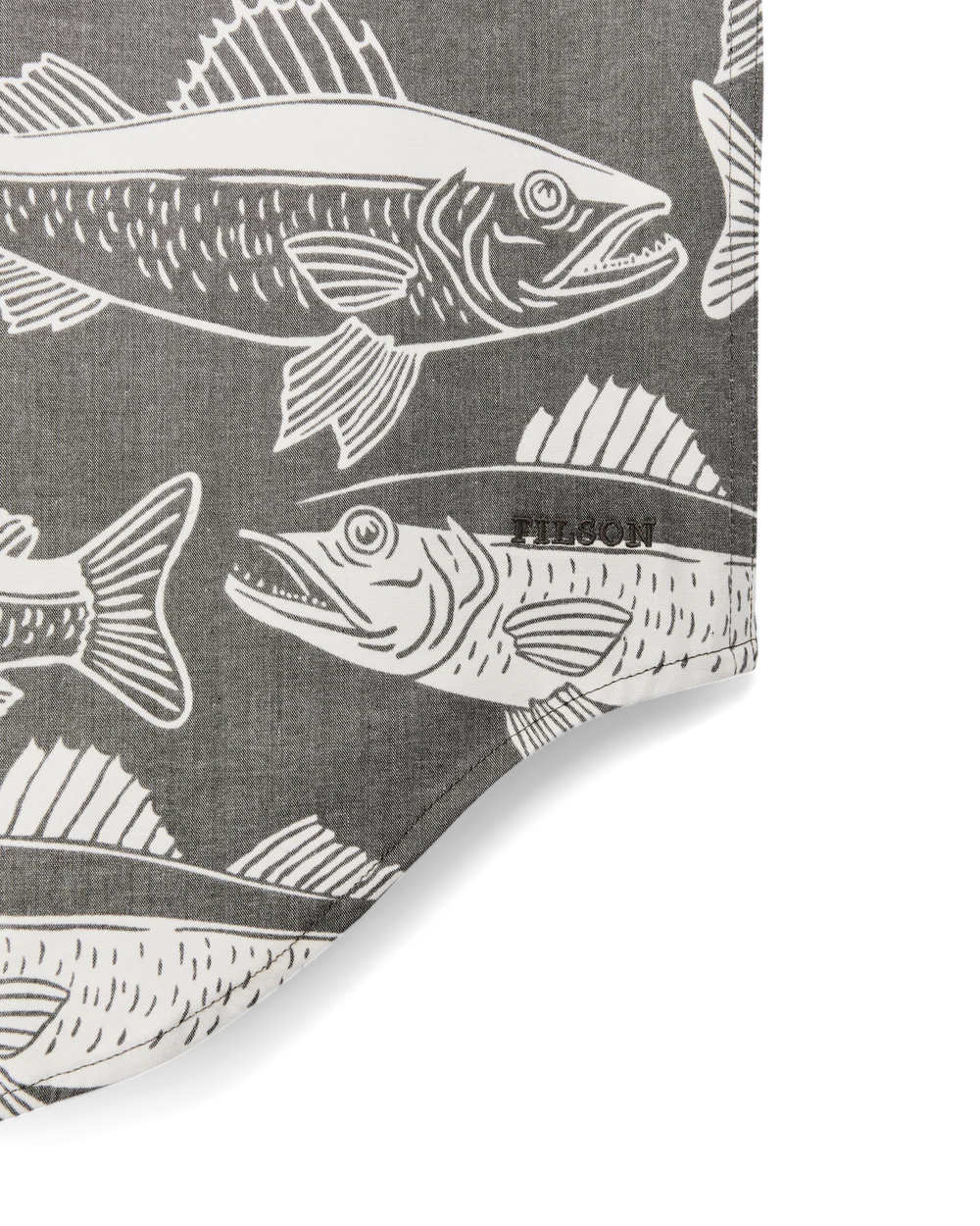 Twin Lakes Short Sleeve Sport Shirt - Beluga / Print