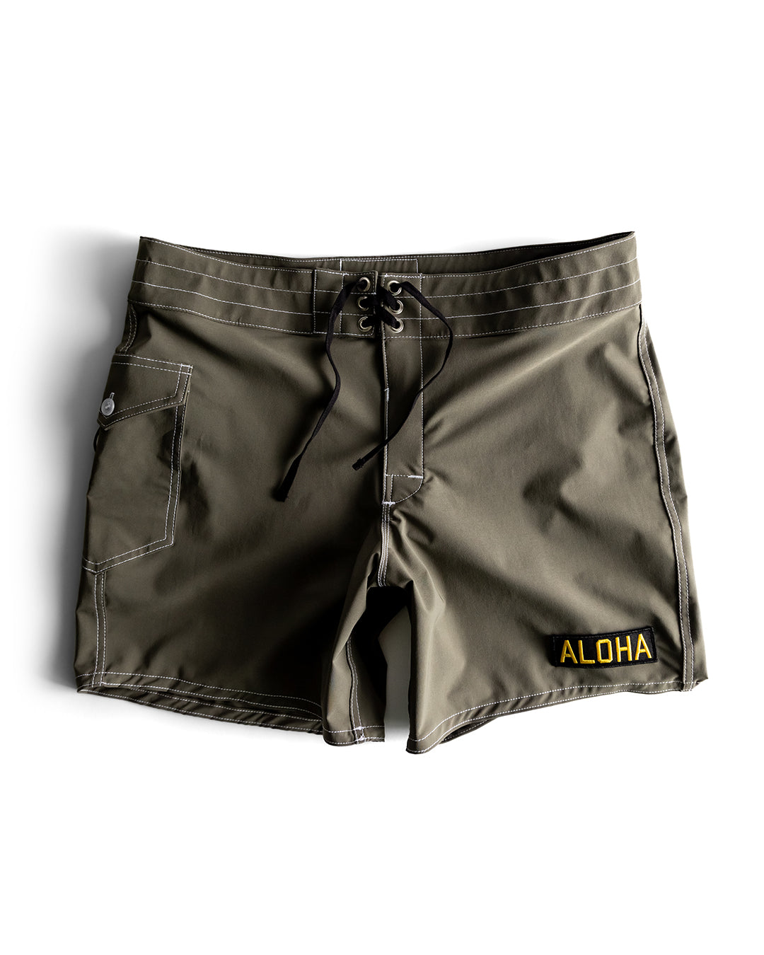 806 Boardshorts-Army Aloha
