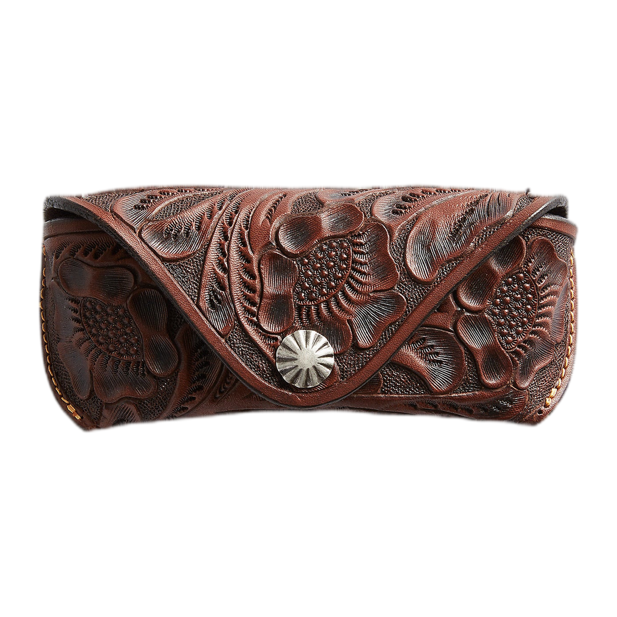 RRL Hand-Tooled Leather Eyeglass Case