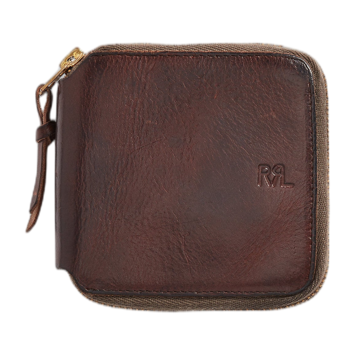 RRL Leather Zip Wallet
