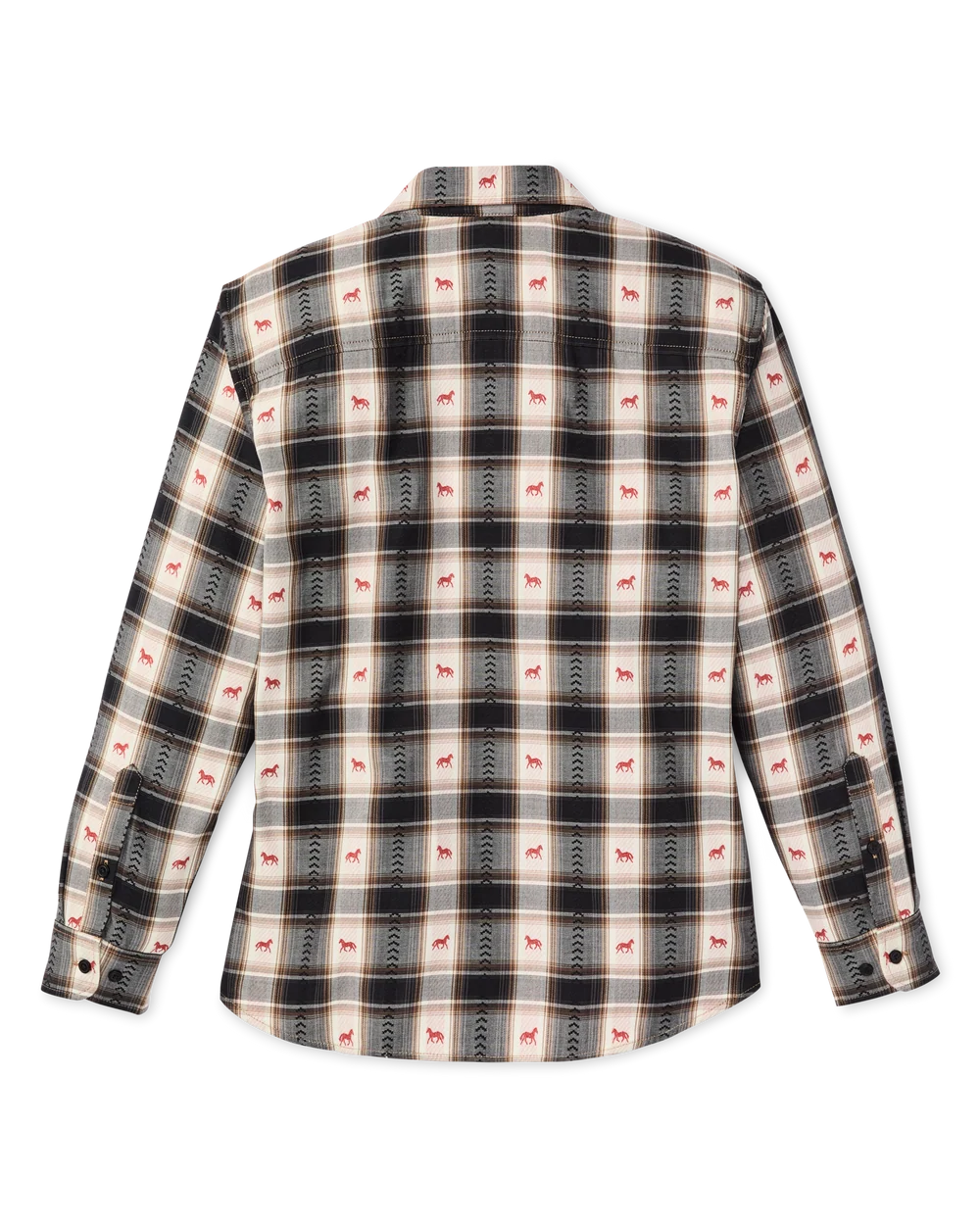Women's Ranch Shirt - Cream Print