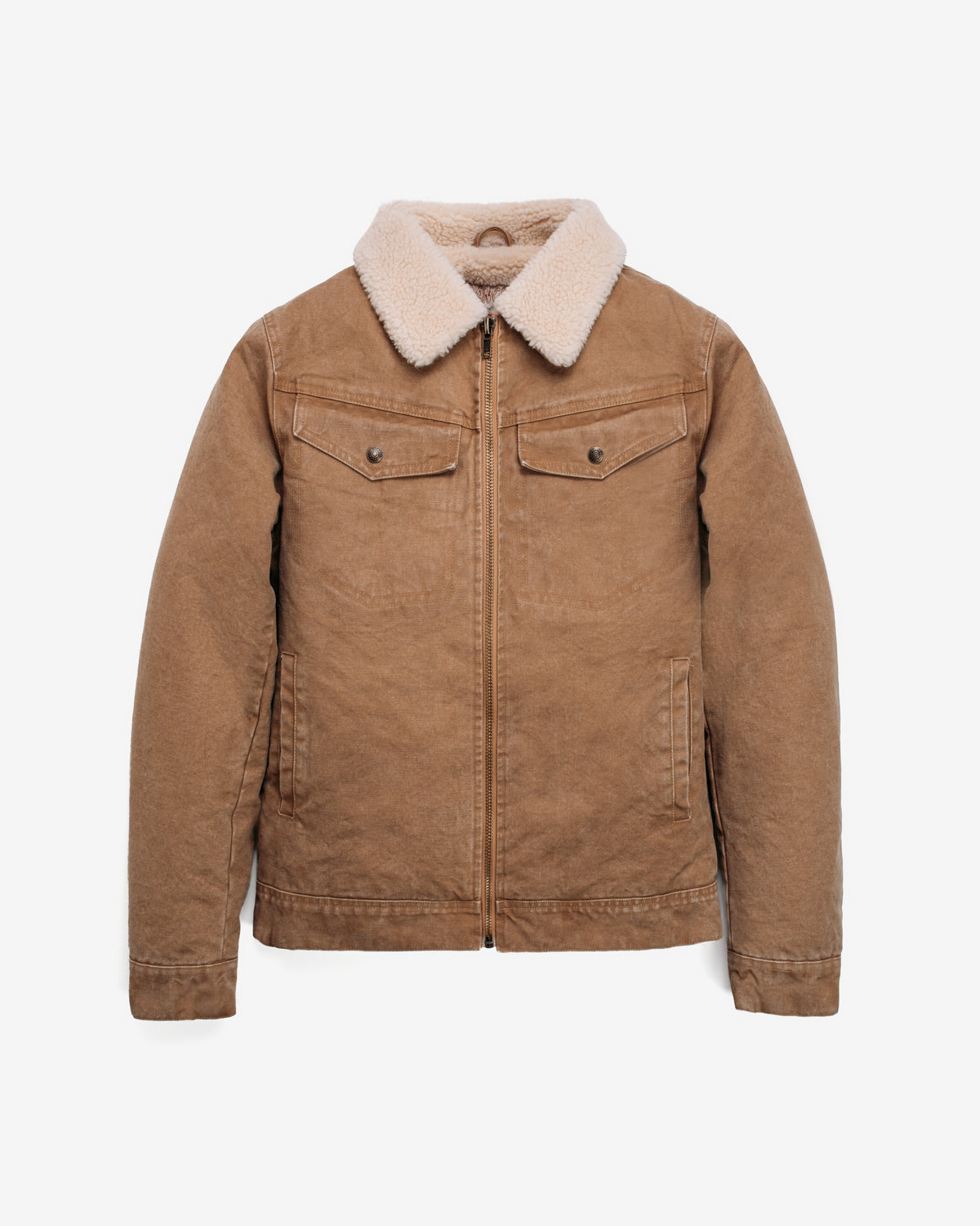 8624 Cotton Canvas Mechanic's Jacket-Tobacco