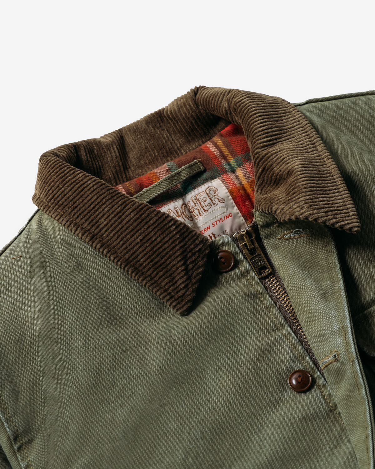 8625 Cotton Canvas Deck Jacket-Olive