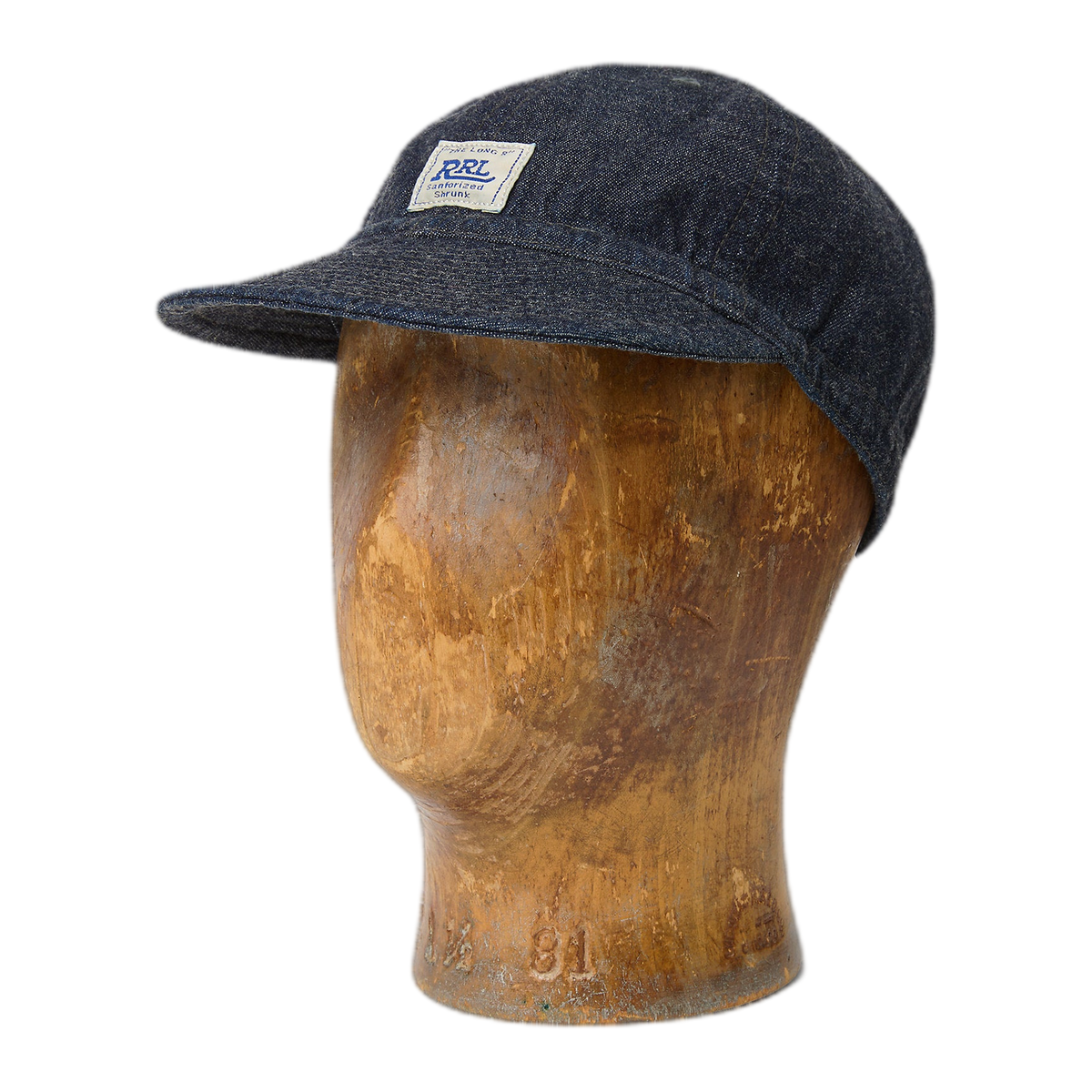 RRL Indigo Denim Cap