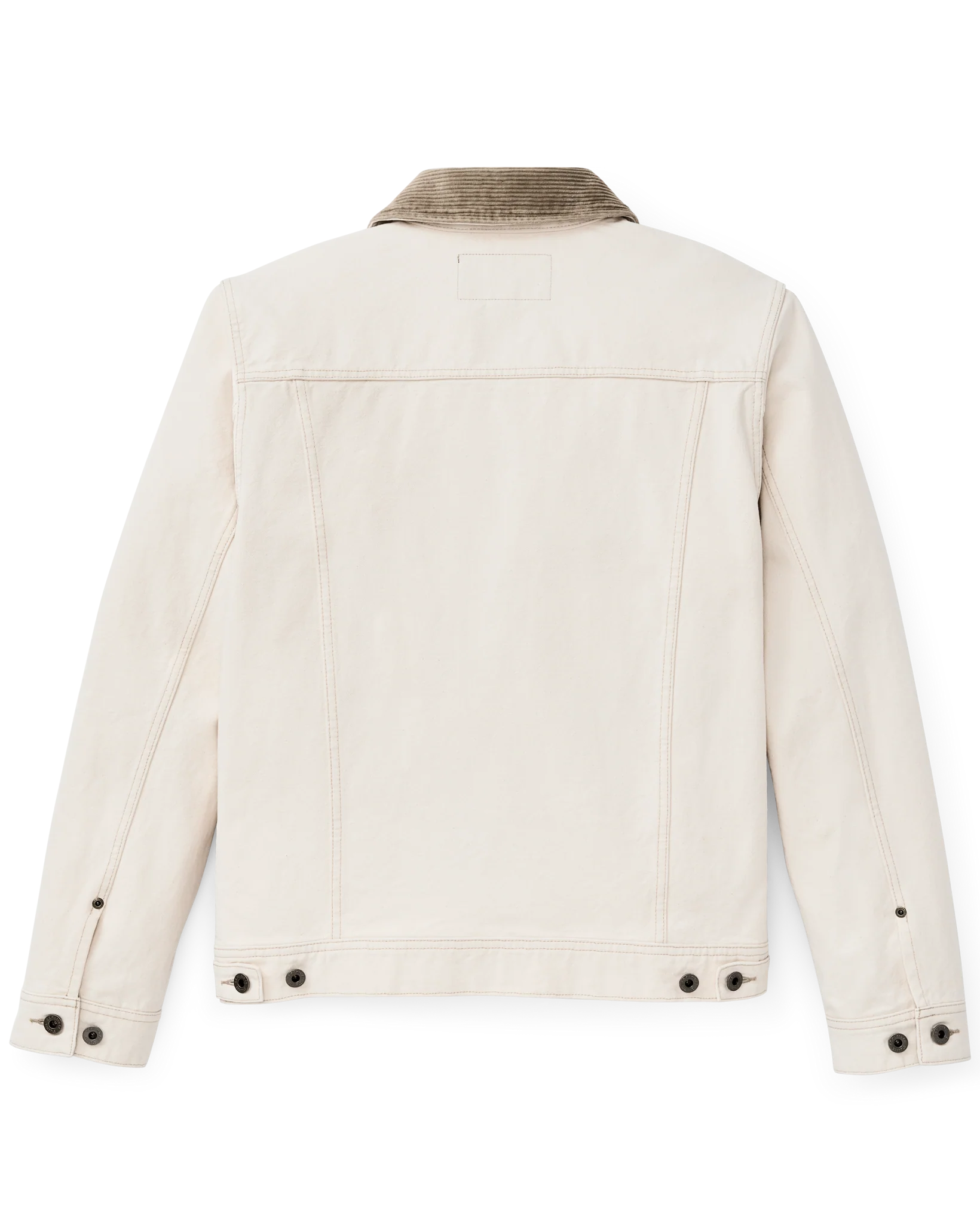 Rustic Canvas Short Cruiser Jacket - Natural Seed