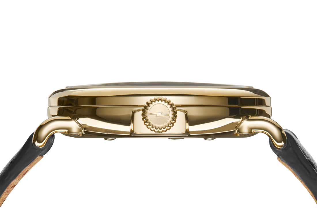 Runwell Watch 41mm-Black Mother of Pearl