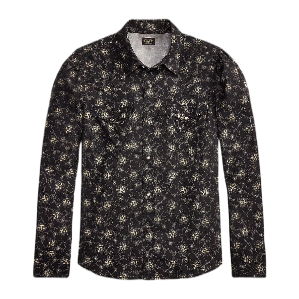 RRL Floral-Print Cotton Western Shirt