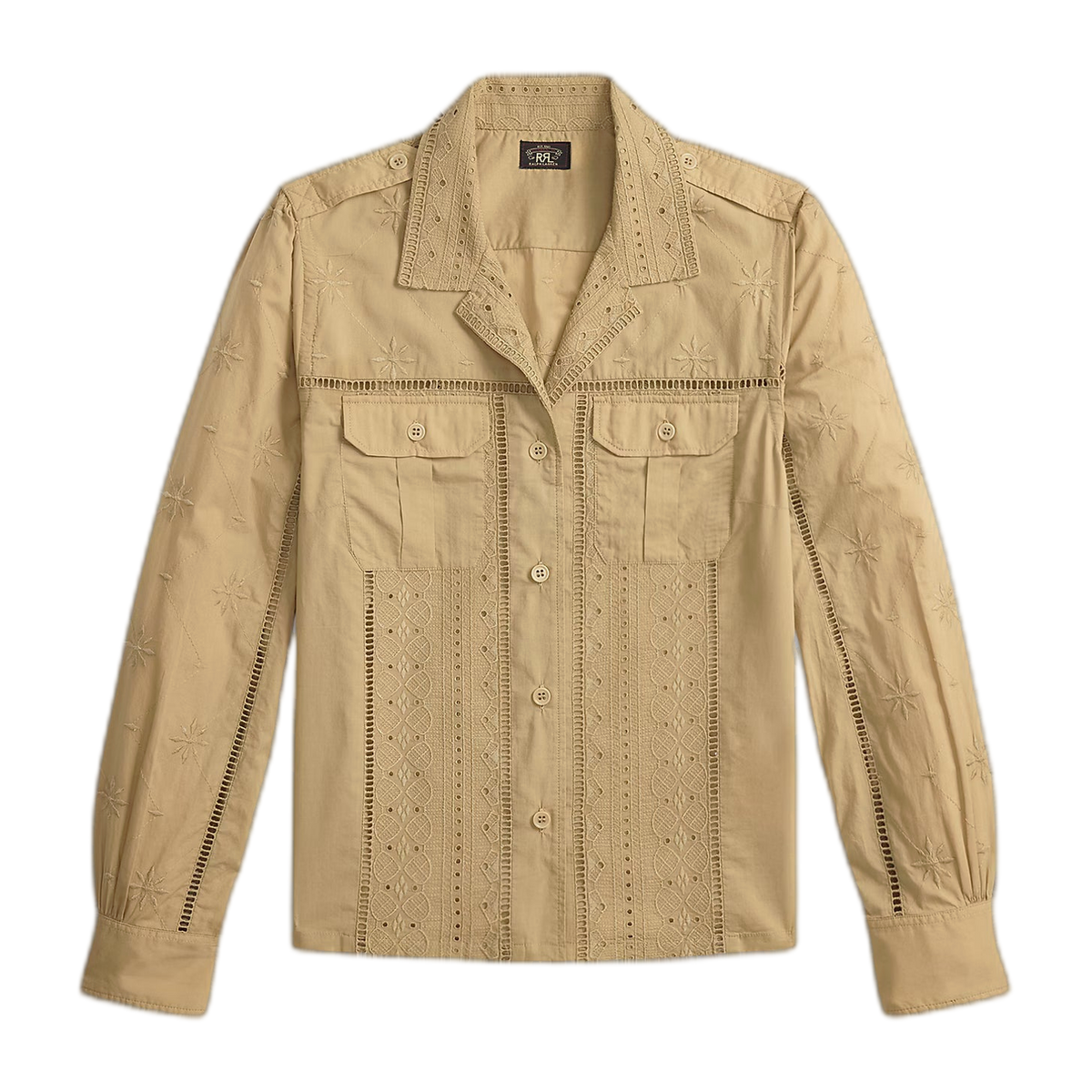 RRL Embroidered Cotton Shirt