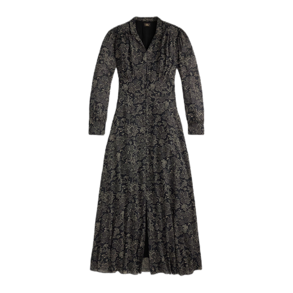 RRL Floral-Print Crepe Dress