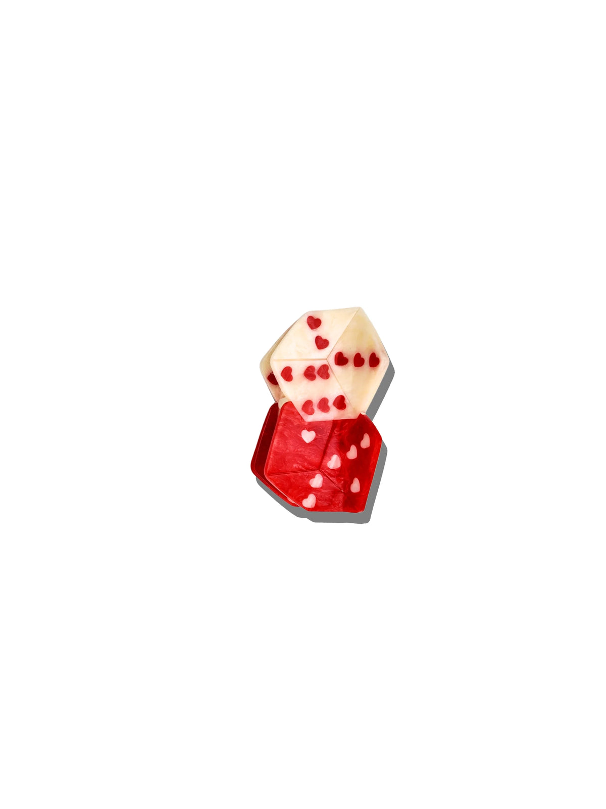 Hand-painted Lucky Dice Claw Hair Clip |Eco-Friendly