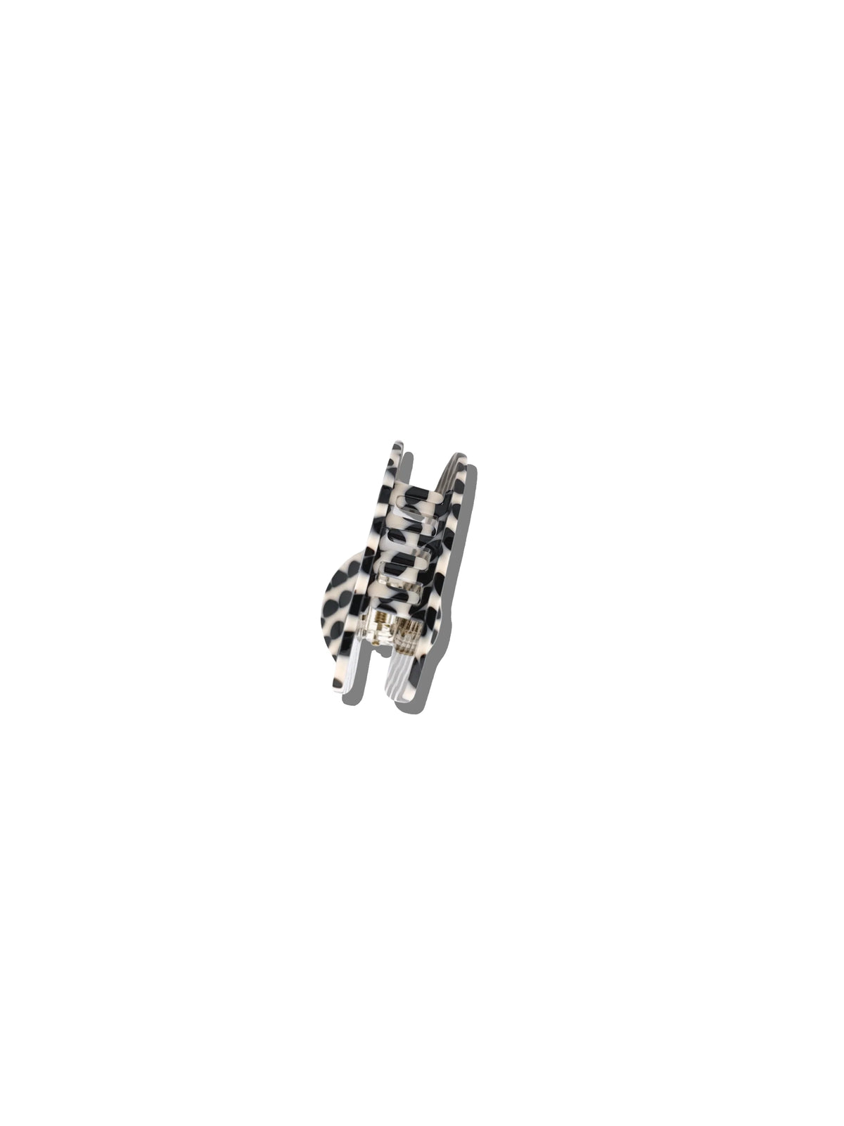 Hand-painted Polka Dot Heart Hair Claw Clip | Eco-Friendly