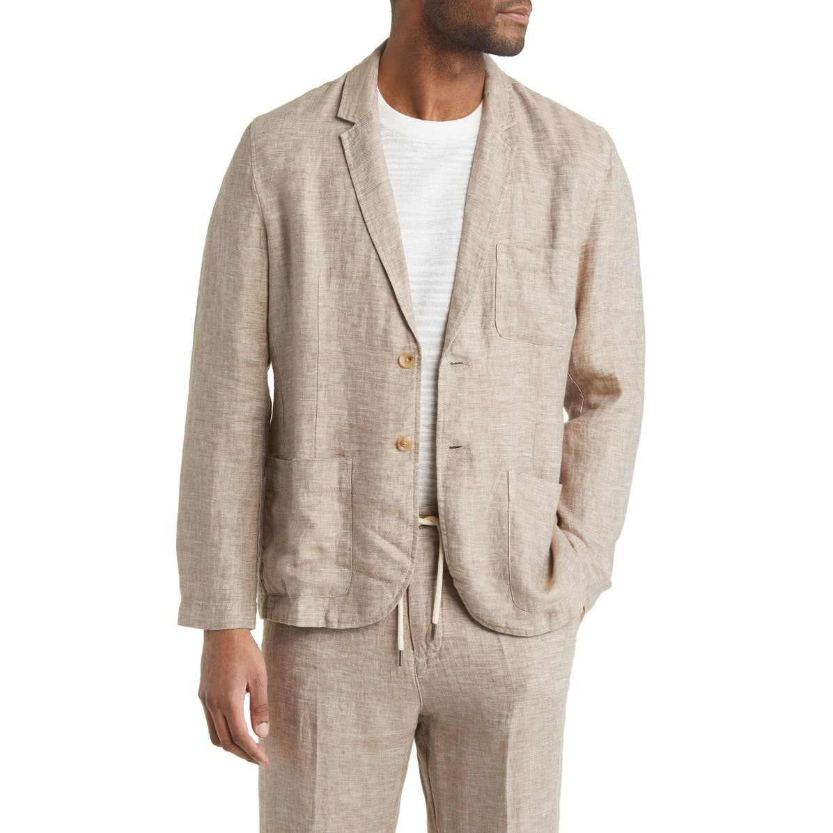 RAILS LINEN TWILL SPORT COAT - BULGUR