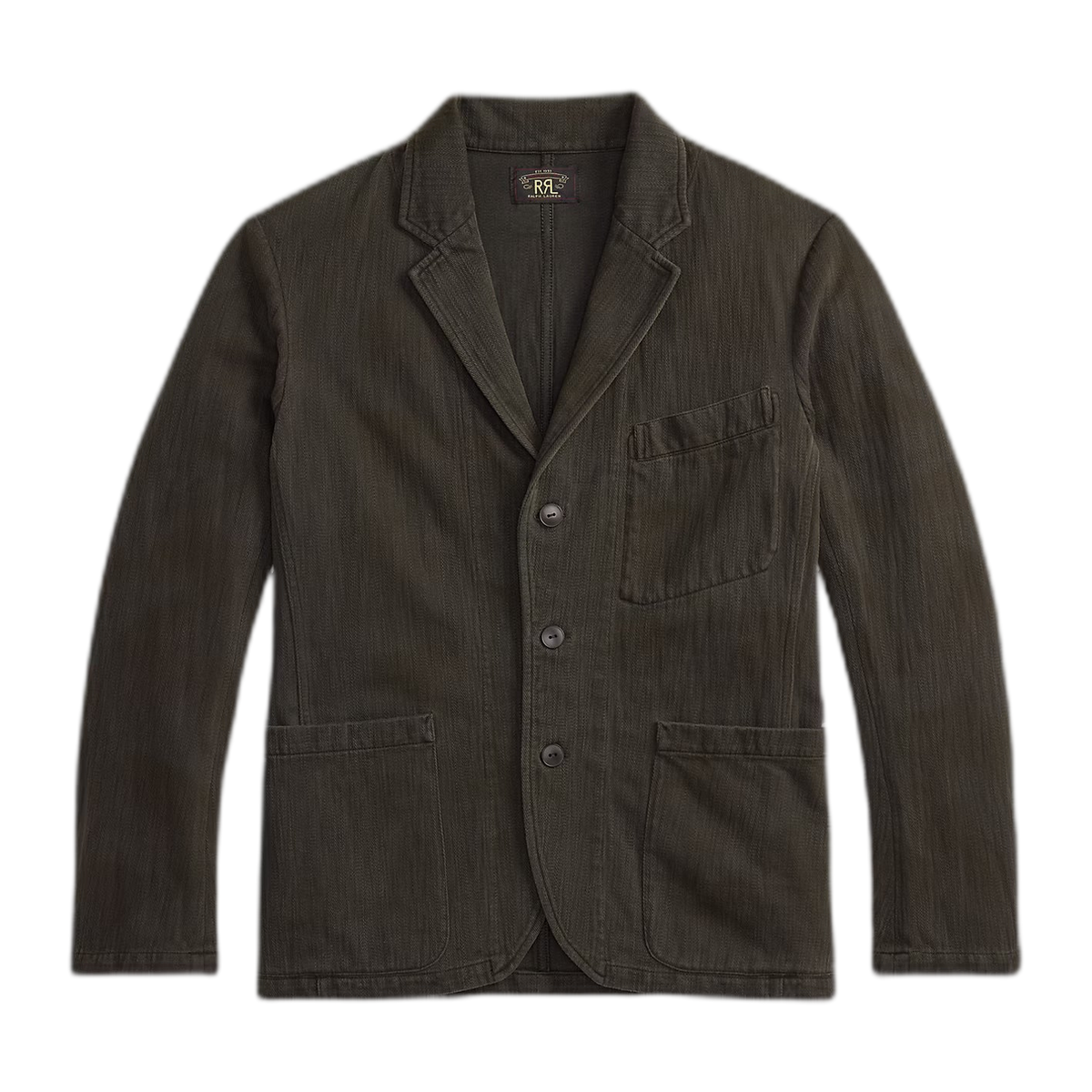 RRL Knit Herringbone Twill Blazer