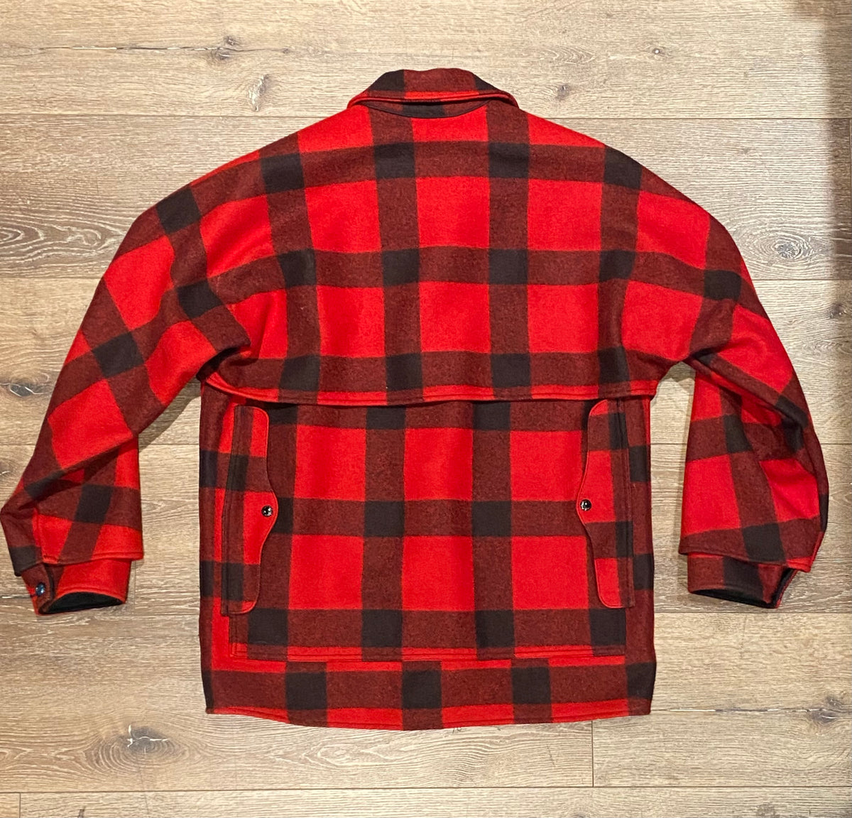 Vintage Filson Double Mackinaw Wool Buffalo Plaid Cruiser Jacket (46)