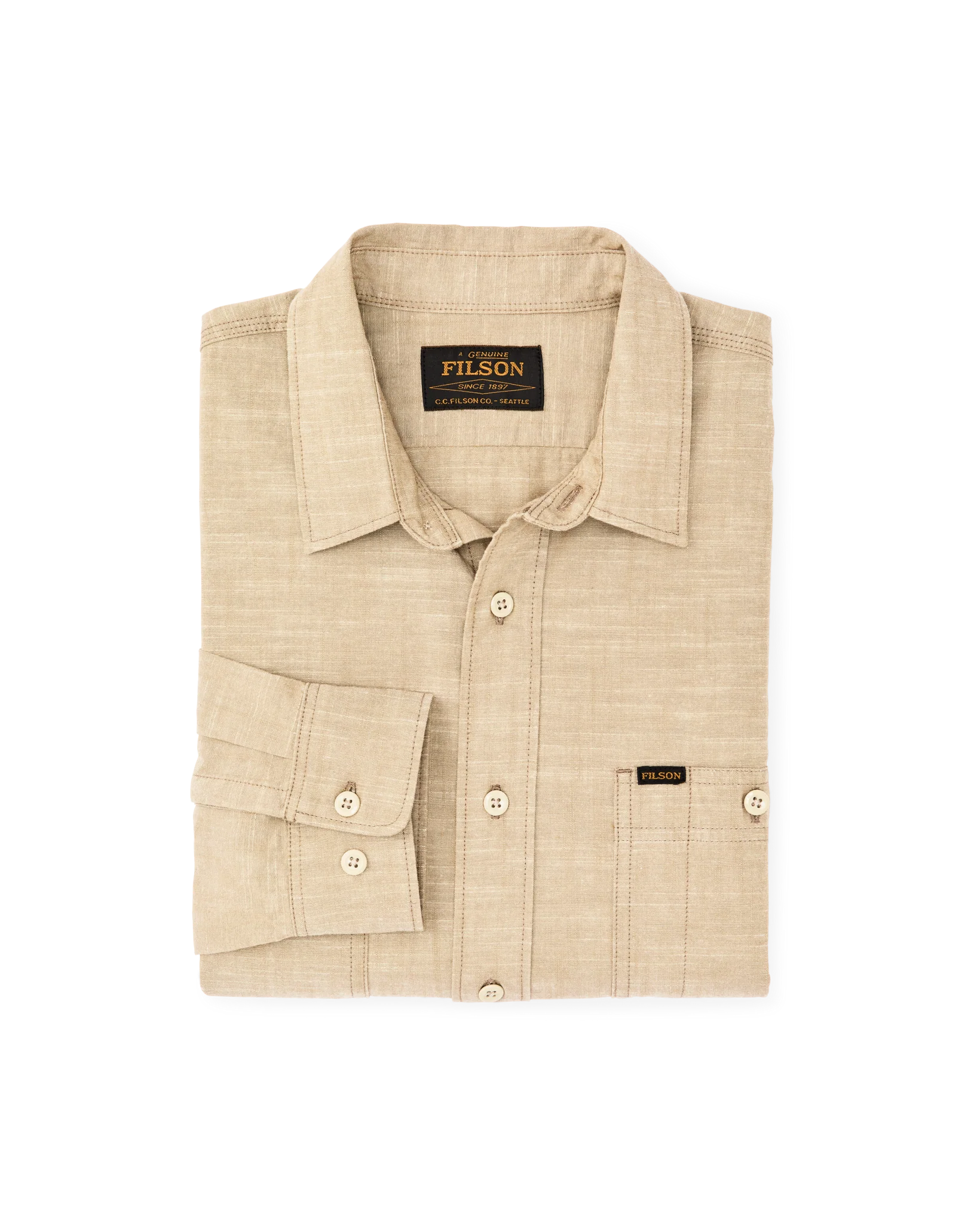 Chambray Cpo Shirt - Tan