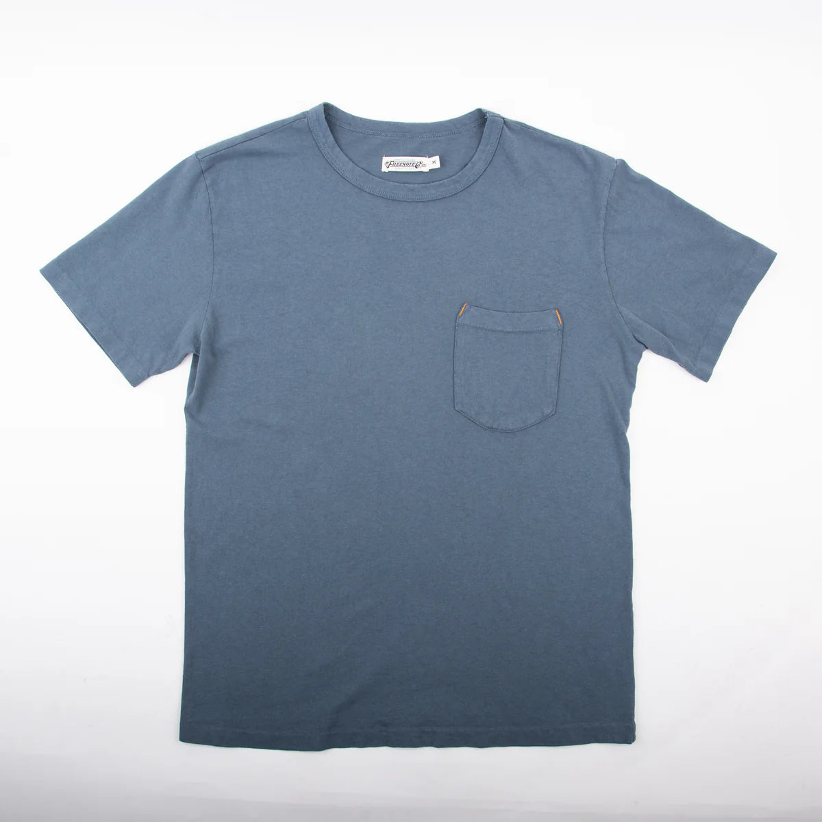 9 OUNCE POCKET T-SHIRT - FADED BLUE