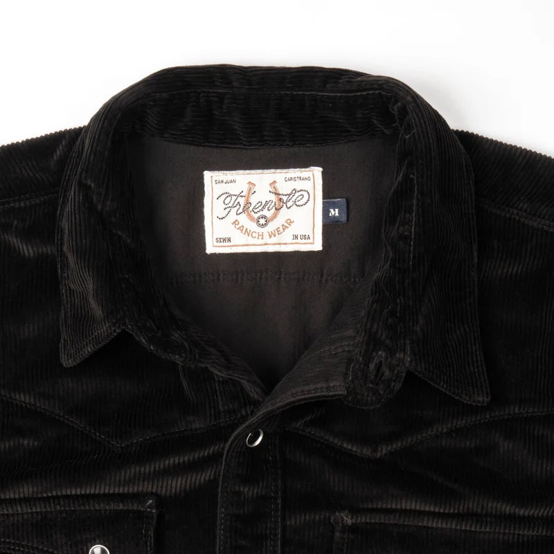 Calico Black Corduroy
