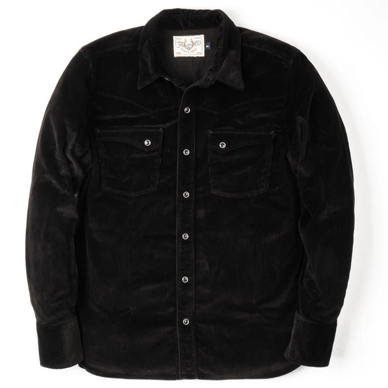 Calico Black Corduroy