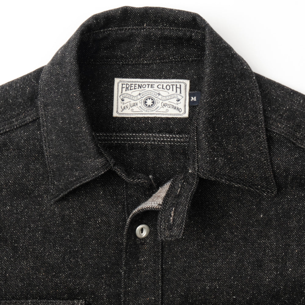 LAMBERT BLACK NEP DENIM
