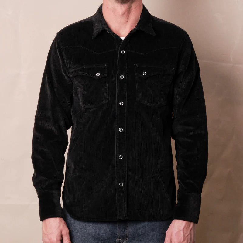 Calico Black Corduroy