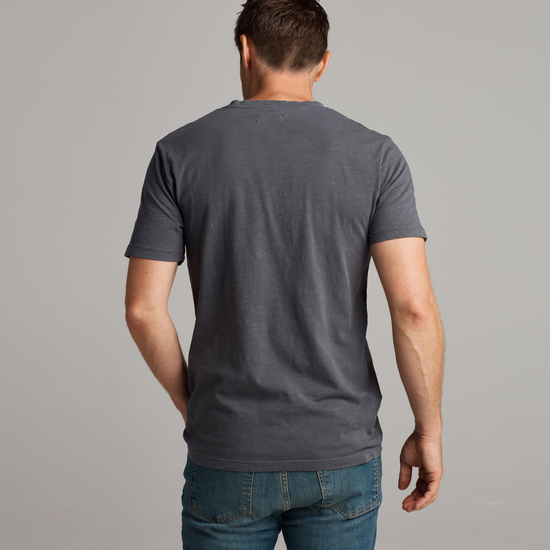 ASHER STANDARD SLUB TEE - BASALT