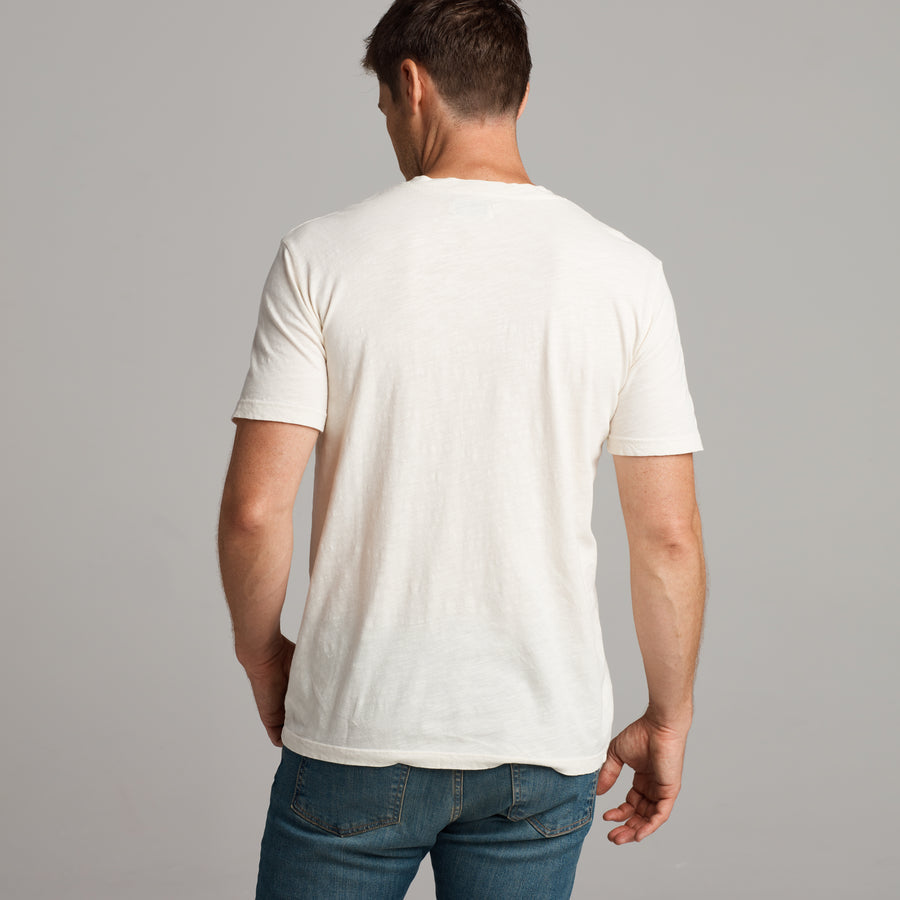 ASHER STANDARD SLUB TEE - VINTAGE WHITE