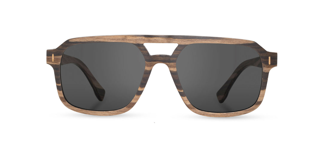 Auburn: Striped Ebony - Grey Polarized
