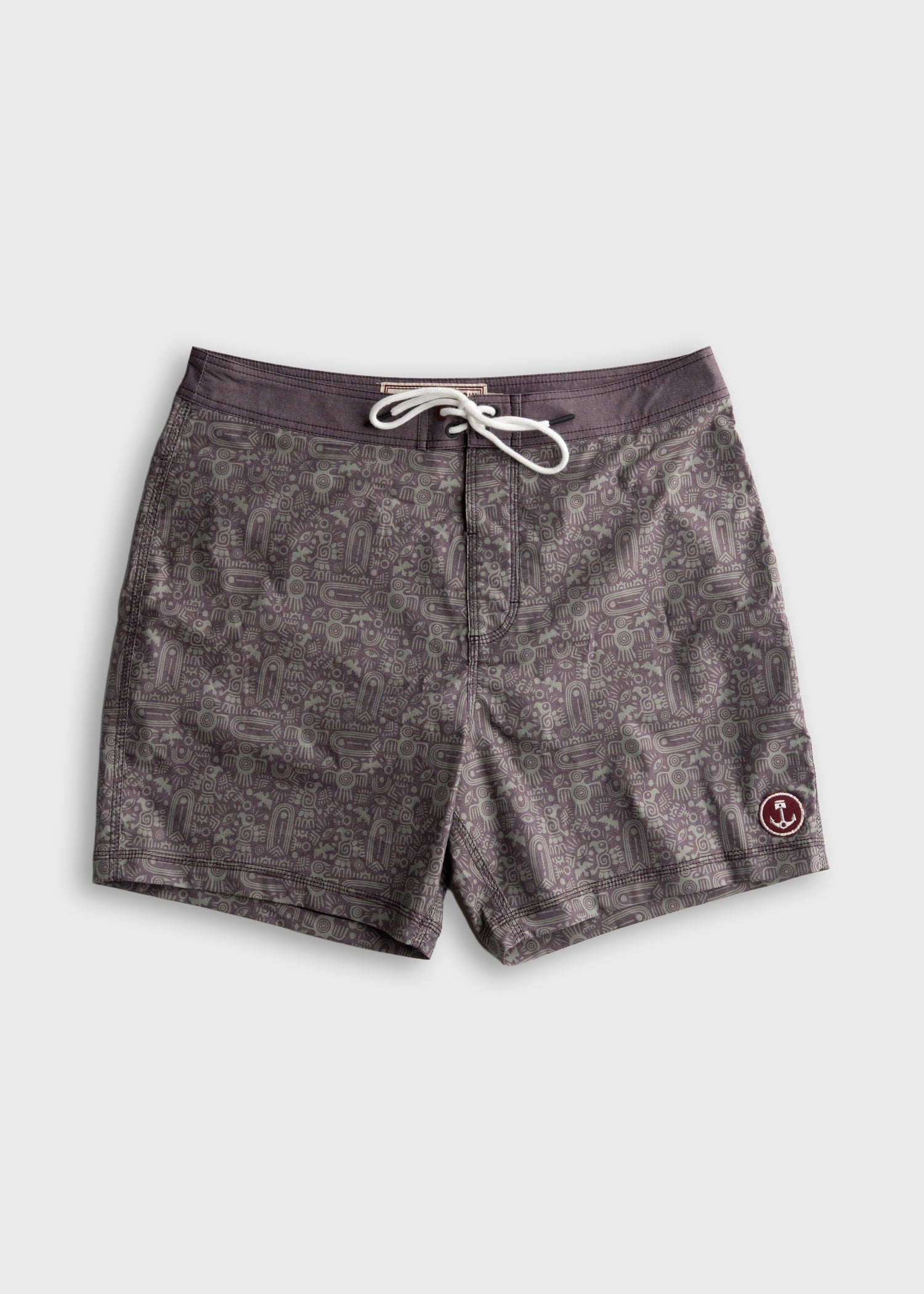 Aztec Boardshort-Grape