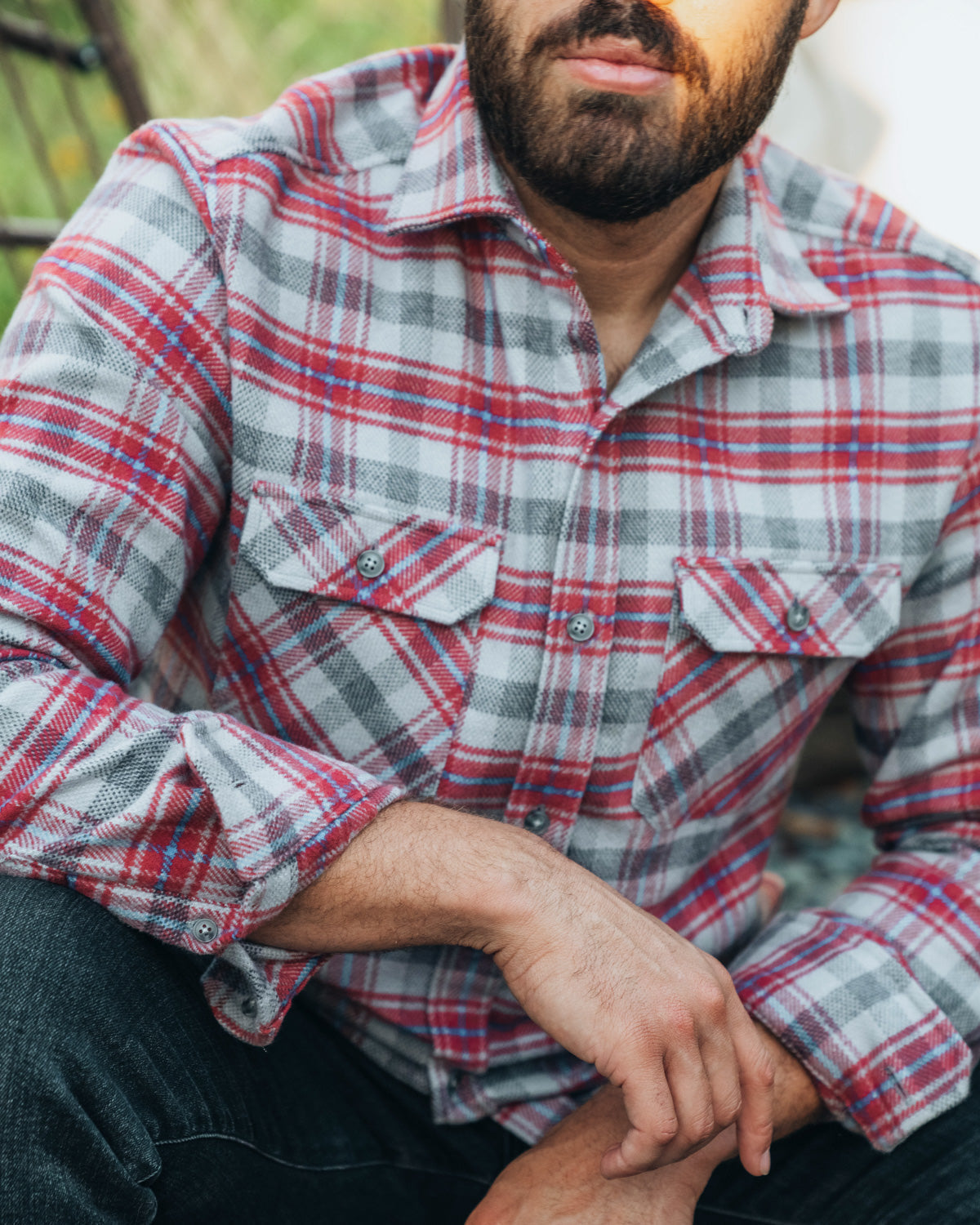 Field Grand Flannel, Sedona Red