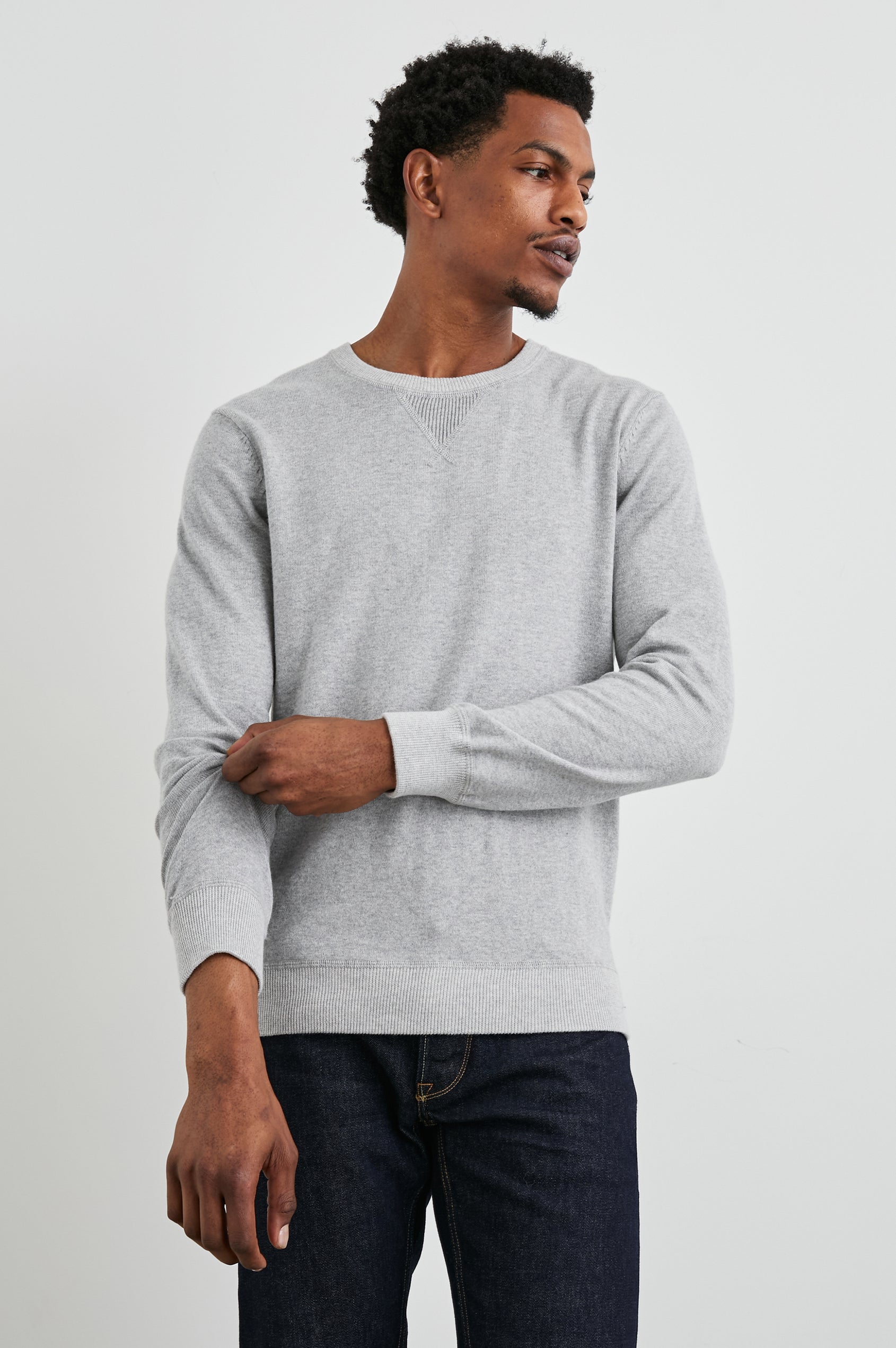 Burns Sweater Grey Heather