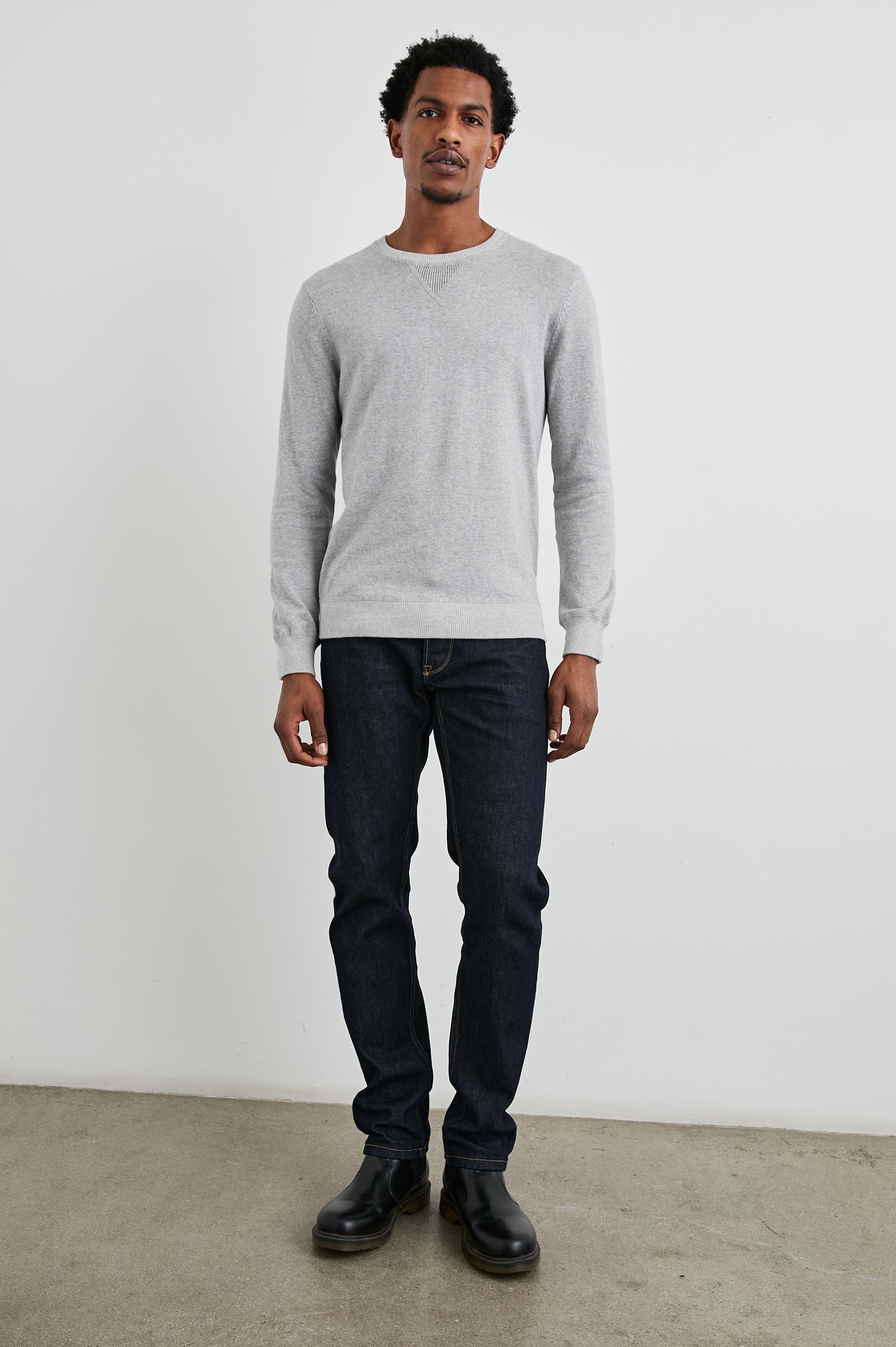 Burns Sweater Grey Heather