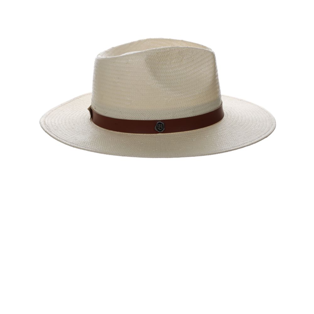 Biltmore Straw Fedora- She - Natural