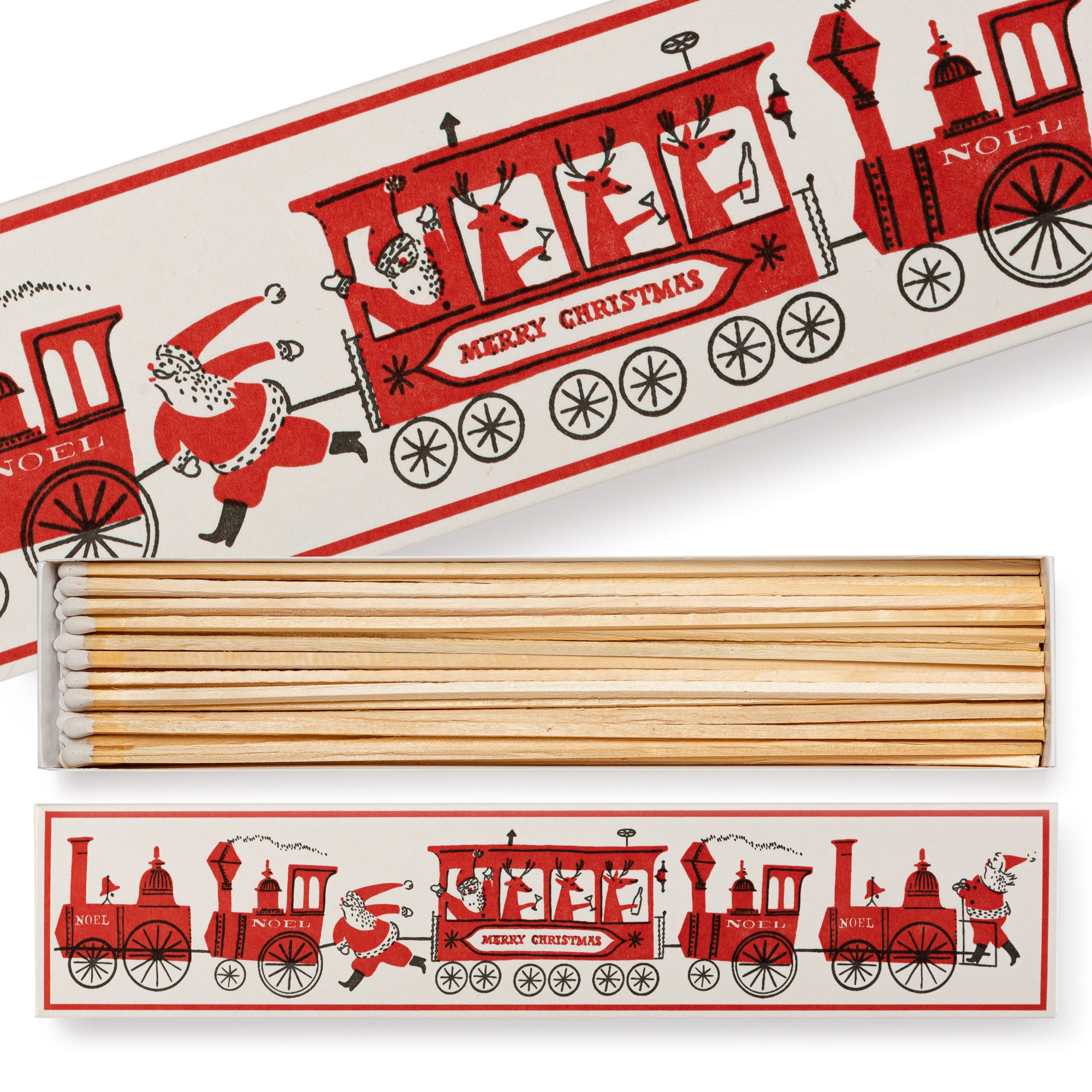 Santa Trains Wooden Matches