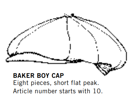 Bakery Boy Cap - Dark Grey