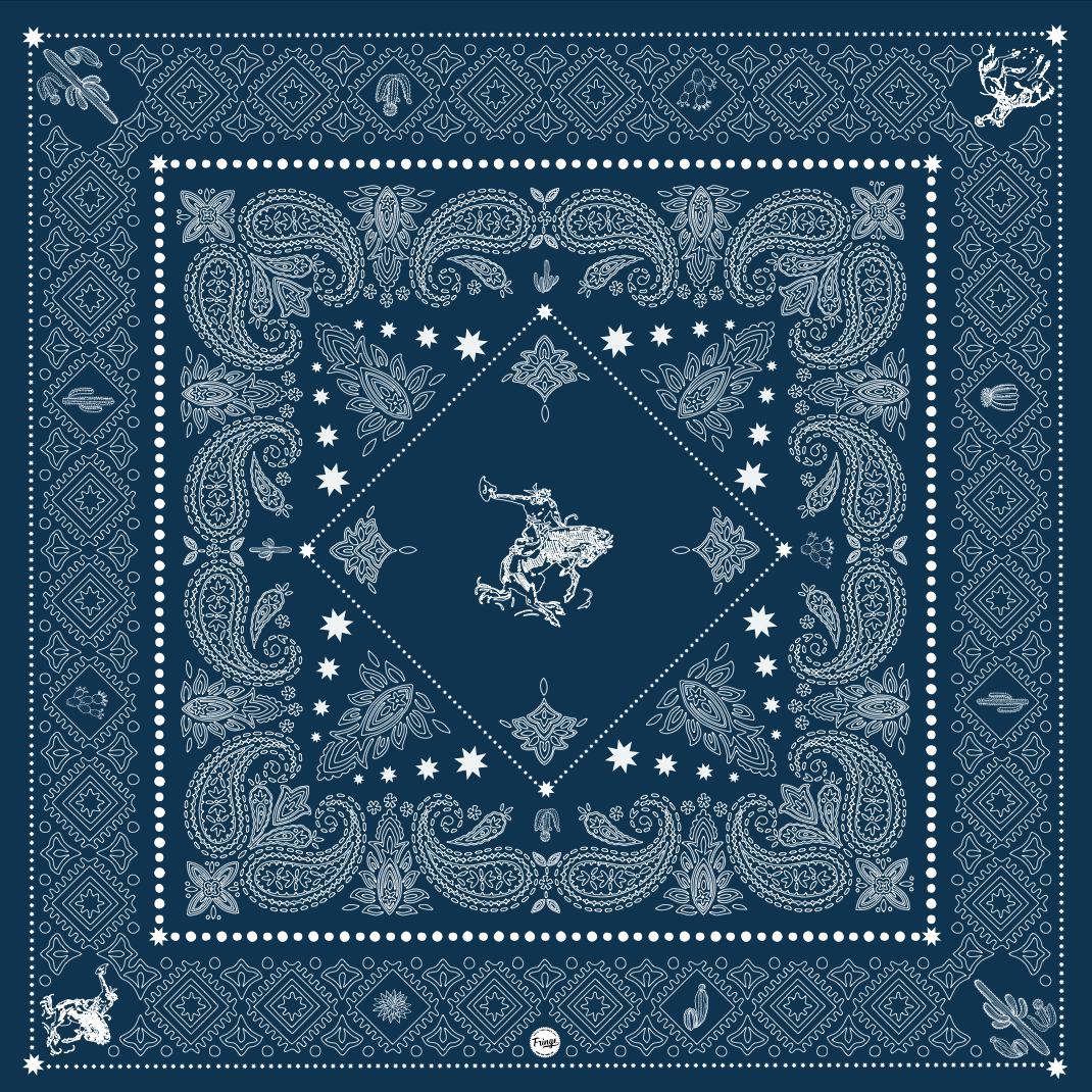 BANDITOS LONG TALL SCARF - NAVY